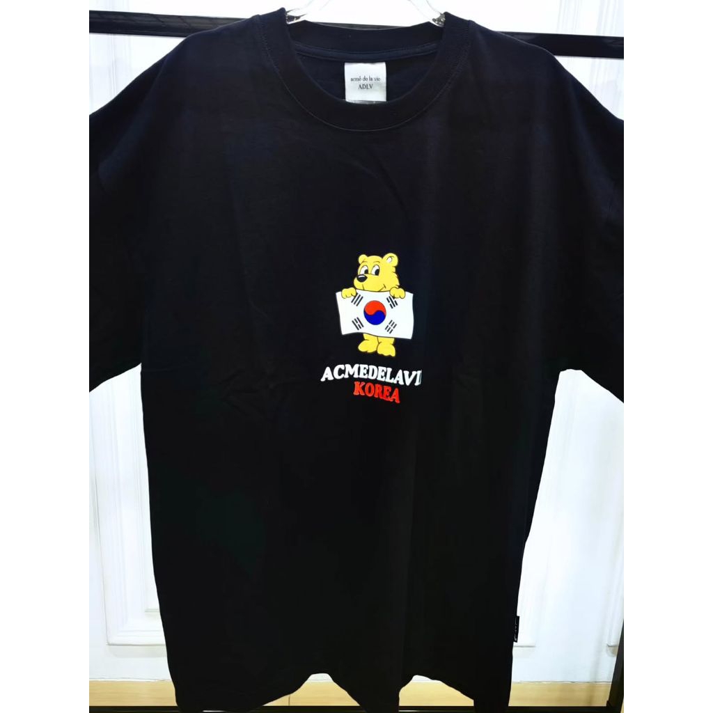 kaos katun premium adlv Korea kaos atasan pria acmedelavie korea