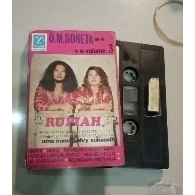 kaset pita album rupiah oma irama elvy