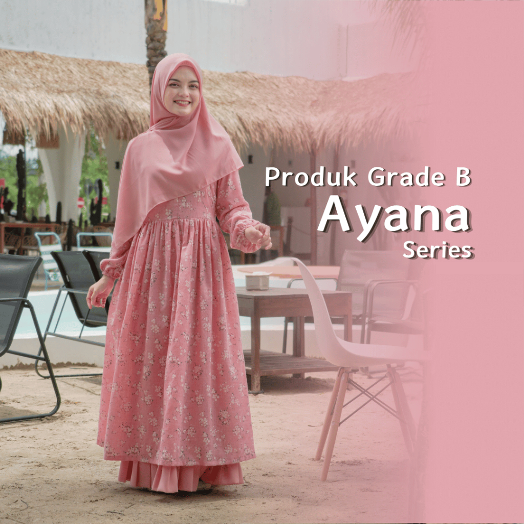 (READY STOCK) DRESS AYANA SERIES / DRESS GAMIS BUSUI / DRESS GAMIS WISUDA / DRESS ASYALIA GRADE B