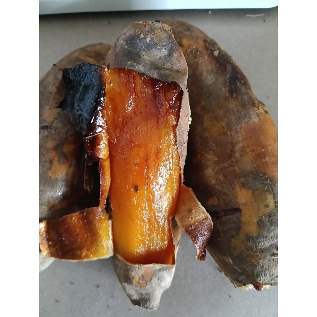 Ubi Madu Cilembu Mentah, varian 14 ~ 20 pcs / 1 KG - Nutrisi Tinggi, Rasa Manis, Antioksidan, si kec