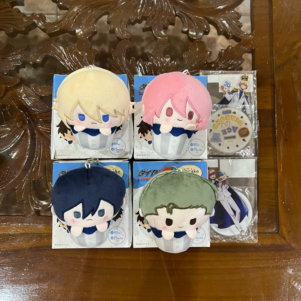 [baca deskripsi] ace of diamond x princess cafe tapinui cupcake kominato haruichi okumura koushuu fu