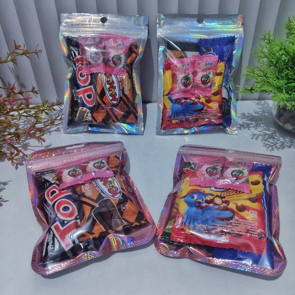 Mini gift snack | Mini hampers | Snack ulang tahun | Snack freebies