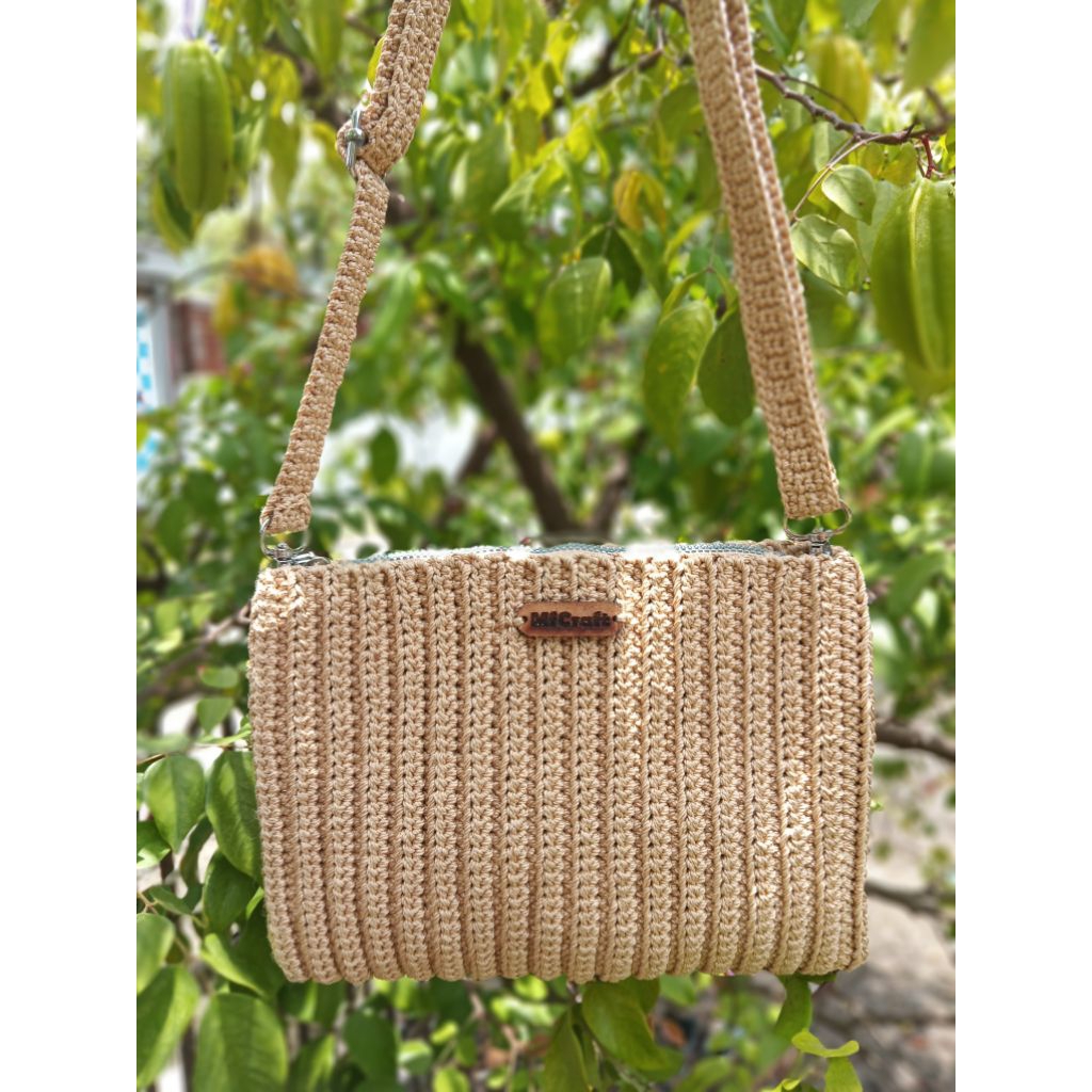 tas selempang Rajut Handmade MfCraft