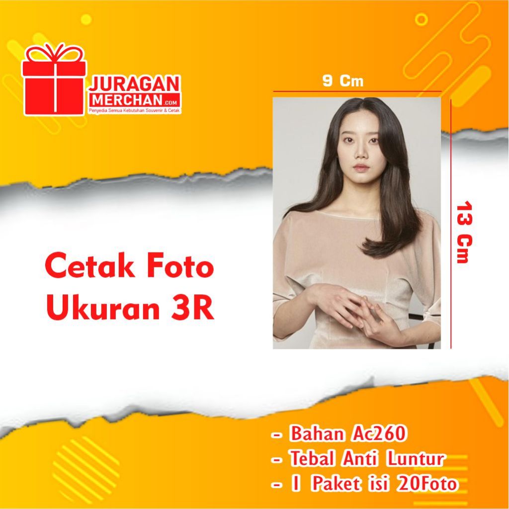 Paket Cetak Foto 3R Full 20 Foto