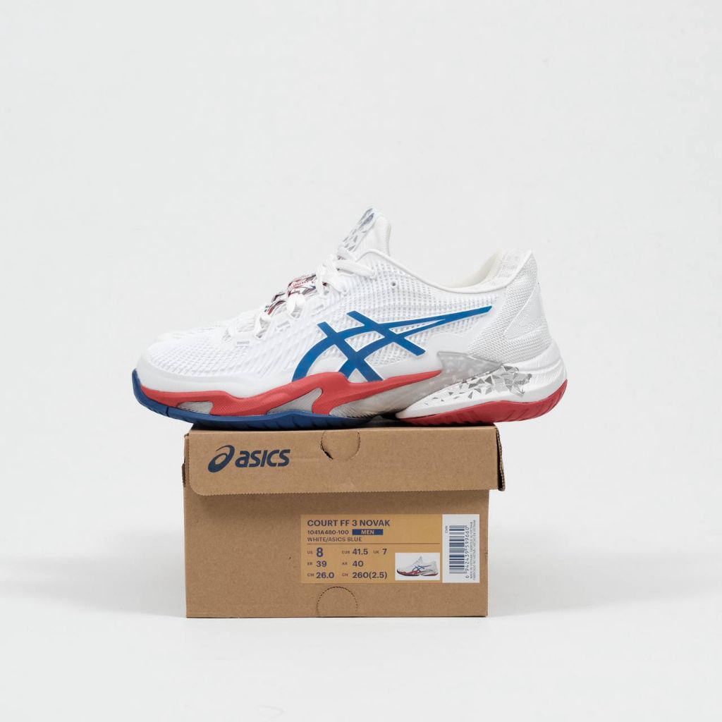 Asics Court FF 3 Novak White/Asics Blue