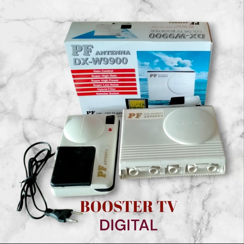 PF Antenna DX-W9900 Booster Antena TV Digital PF Antenna VHF / UHF TV