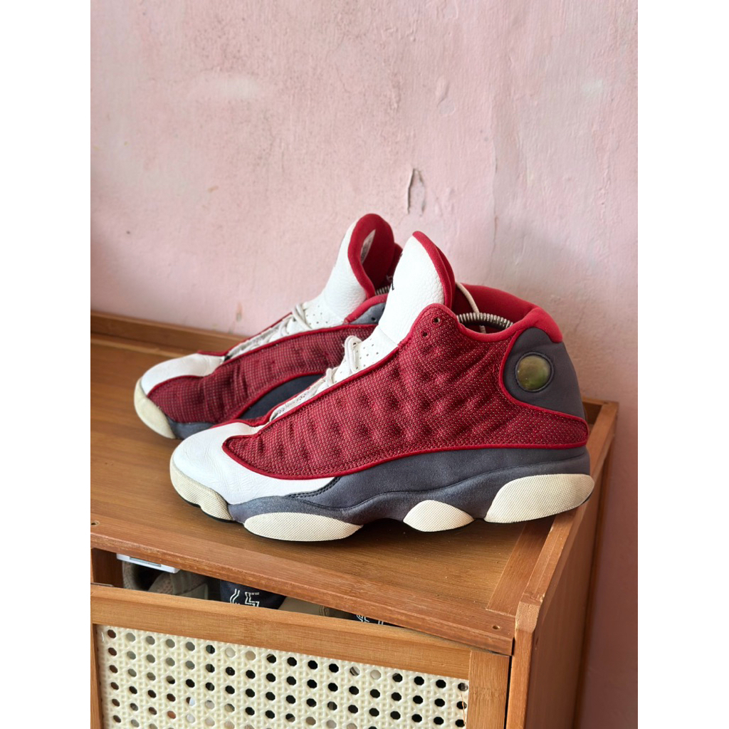 Nike Air jordan Retro 13 Red Flint size 44 28cm tembus barcode