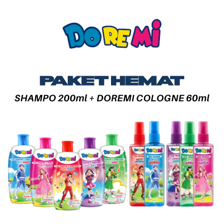 DOREMI SHAMPO 200ml + DOREMI COLOGNE 60ml