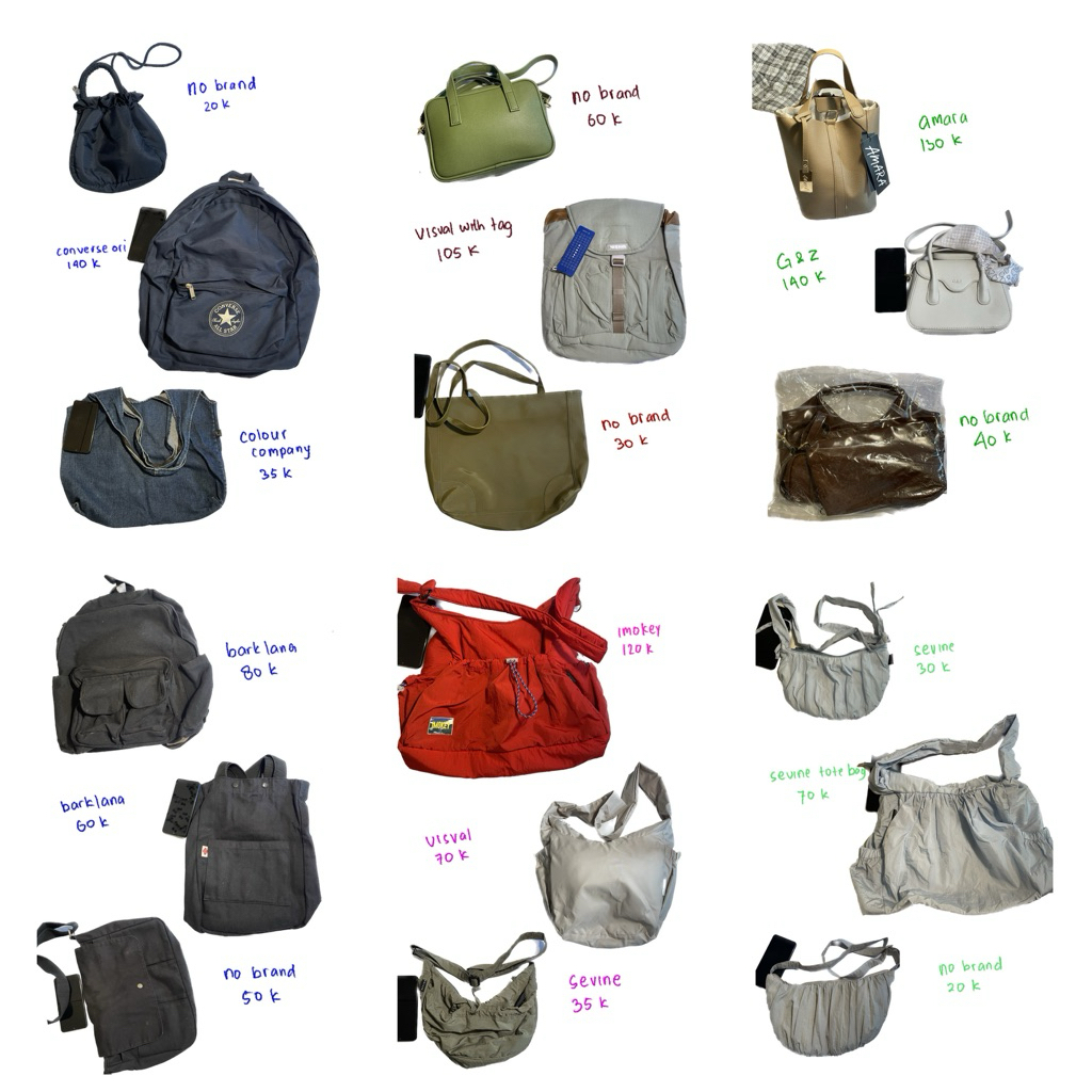 tas converse, visval, sevine, imokey new murce