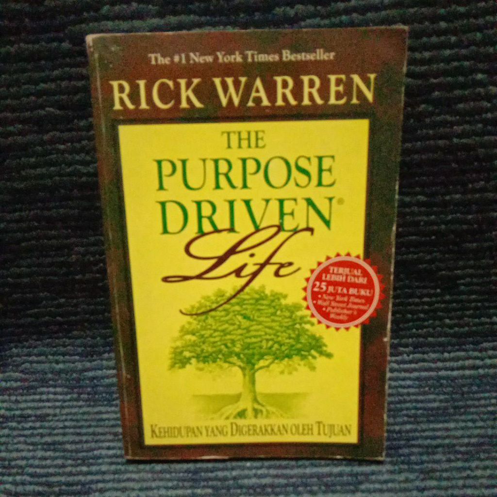 BUKU THE PURPOSE DRIVEN LIFE-RICK WARREN