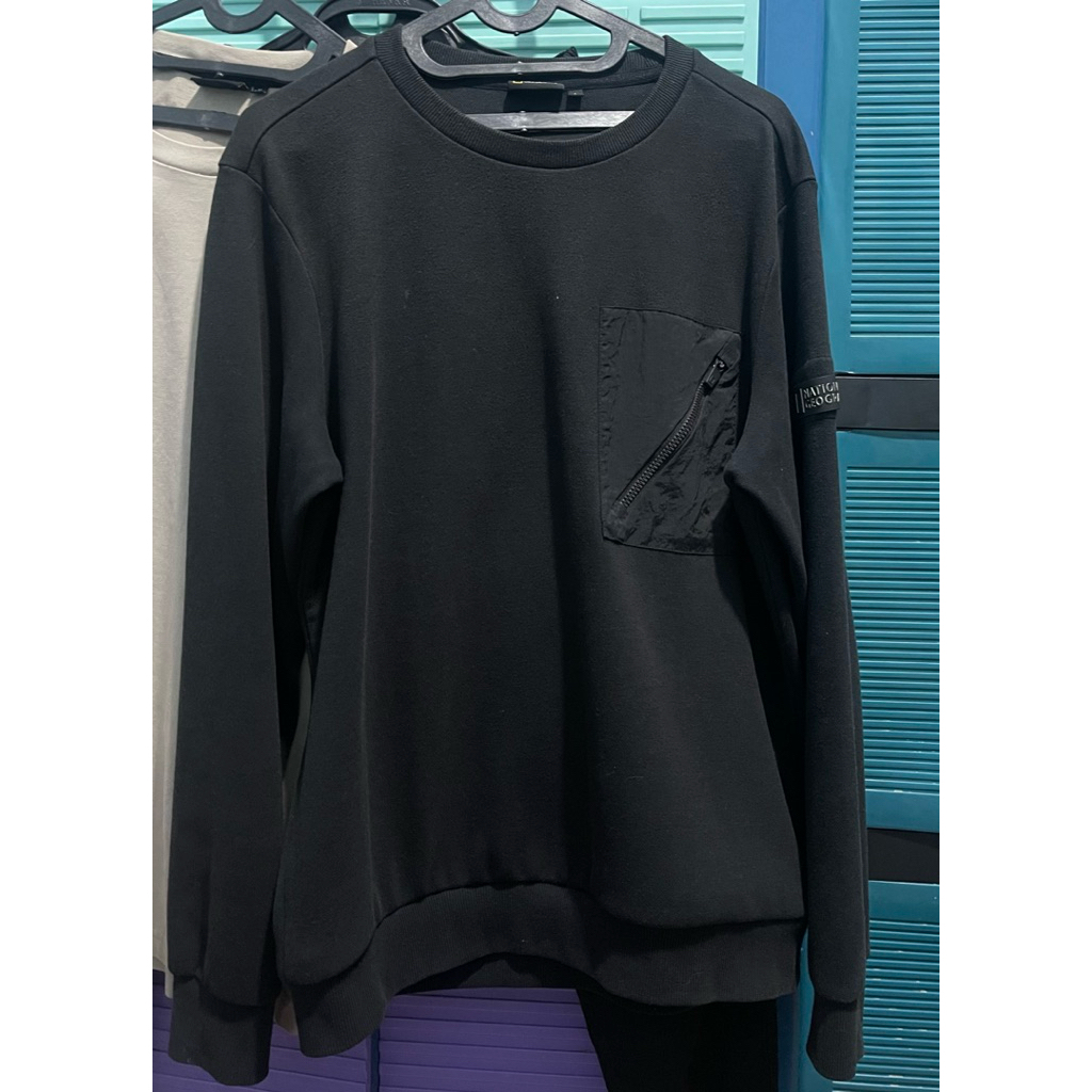 Crewneck national geographic original pocket patch tanem size L PxL 67x56