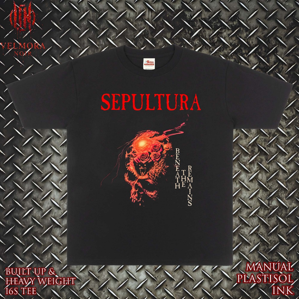 Kaos Band Sepultura Beneath The Remains Tshirt Mercandise