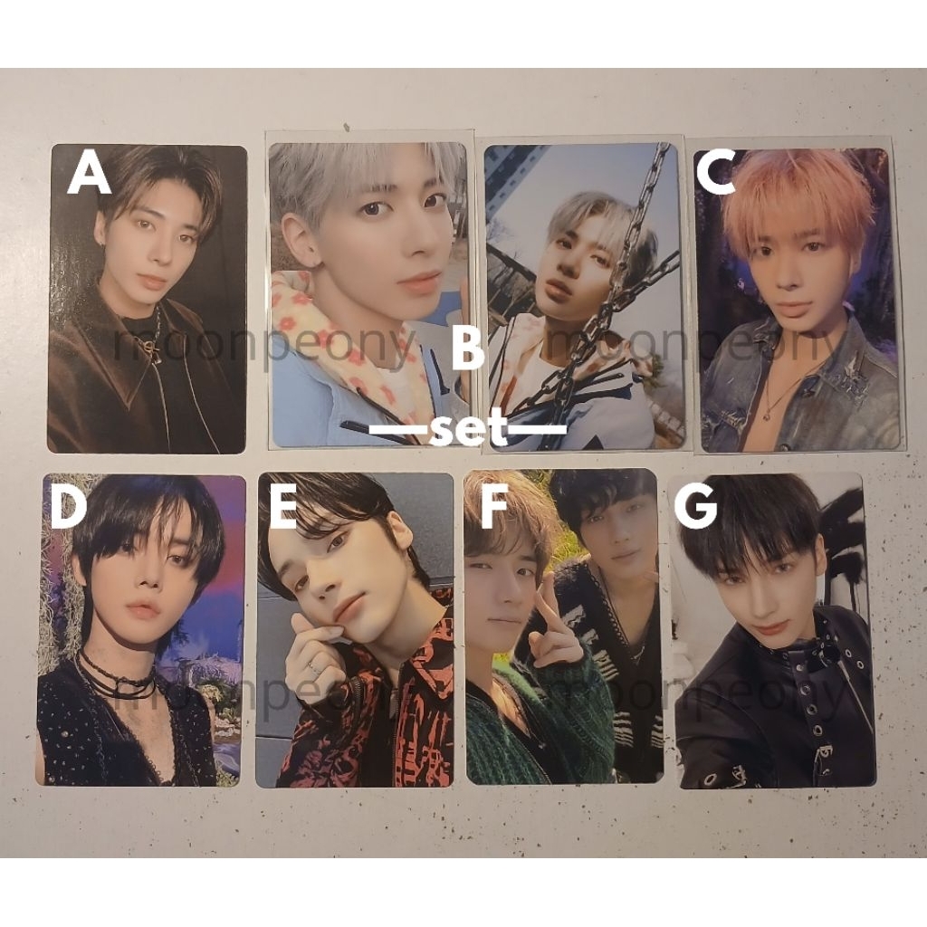 photocard TXT ums hueningkai, pc taehyun boy sg 2023, ld unit beomkai, yeonjun wv a ver