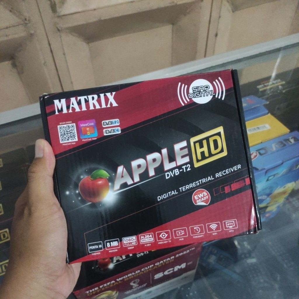 stb t2 dvbt2 matrix apple merah termurah