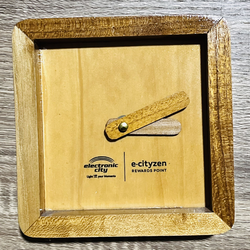 Electronic City E-Cityzen Table Clock Reward Merchandise Second