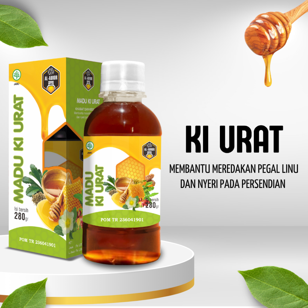 [COD] Madu KI URAT Original | Madu Obat Asam Urat Dan Kolesterol Herbal