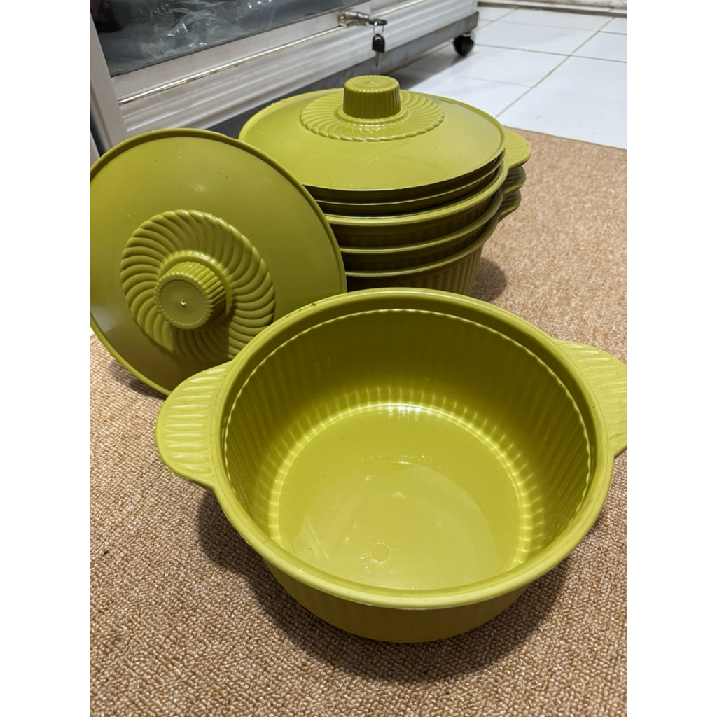 Wadah Makan / Set Prasmanan Plastik Tutup