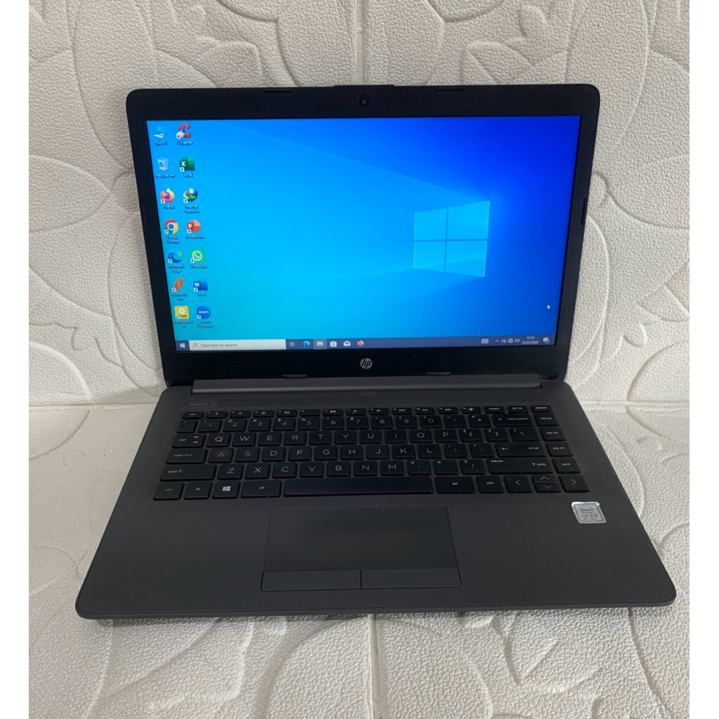 Laptop HP 240 G7 Intel core i3-8130U Ram 8Gb Ssd 128Gb Hdd 320Gb Normal siap pakai