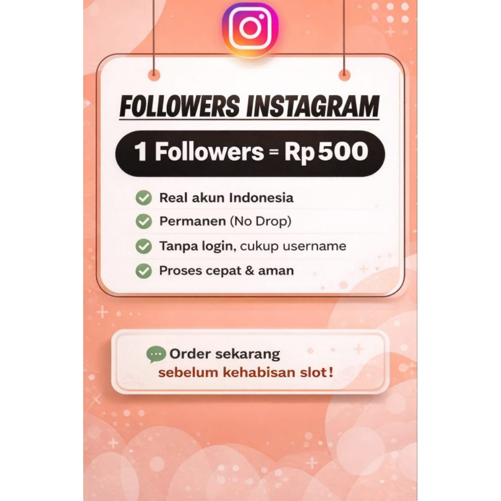 JASA FOLLOWERS INSTAGRAM
