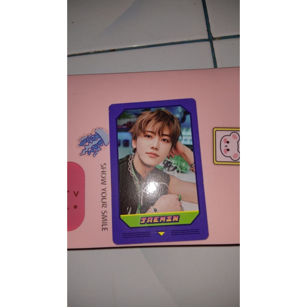[OFFICIAL] Photocard Jaemin Nct Dream Matching Game Card Glitch Mode