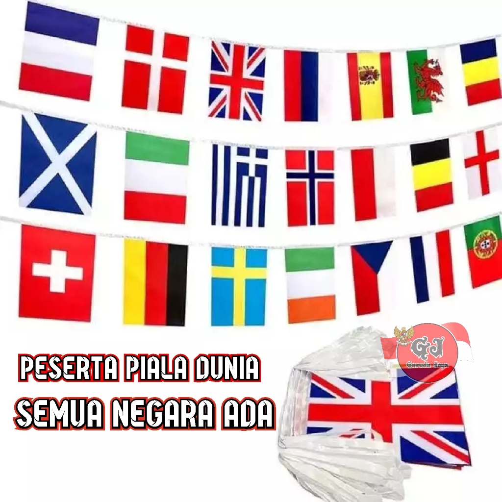 bendera renceng negara piala dunia bendera rantuy piala dunia 2026