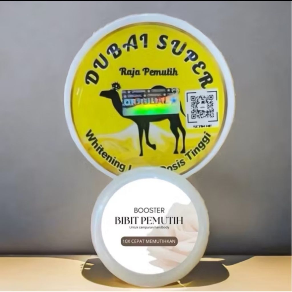 HB DUBAI SUPER 300gram + BULDING BIBIT PEMUTIH LARA