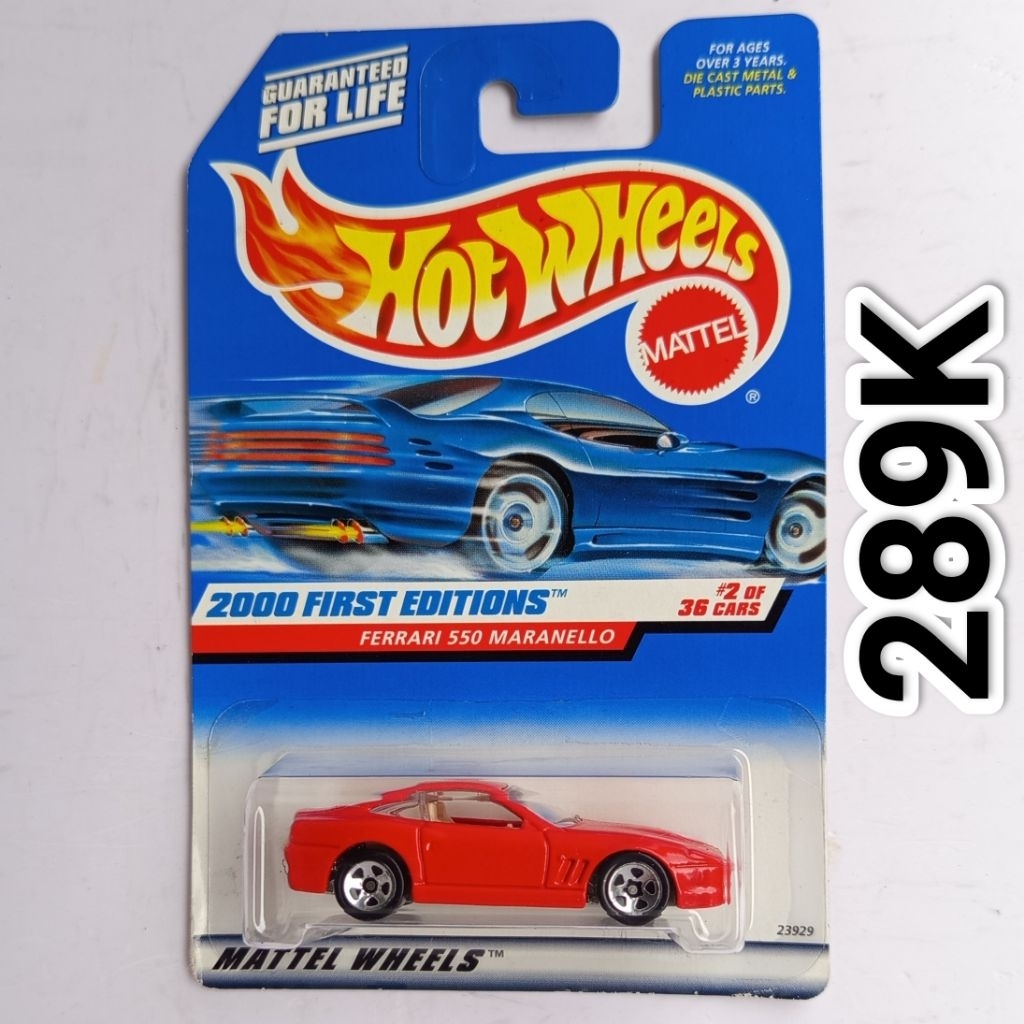 Hot Wheels First Edition Ferrari 550 Maranello Merah