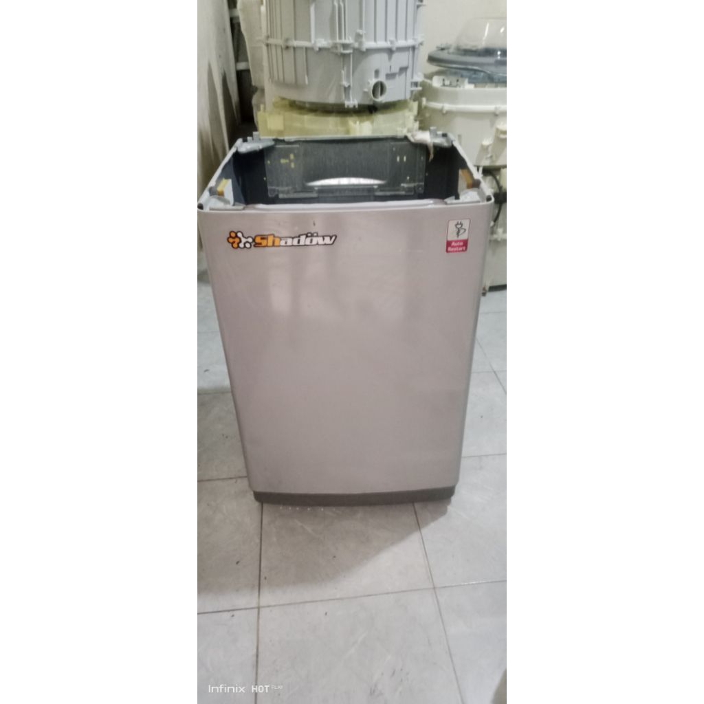 body mesin cuci LG top loading TS81VM