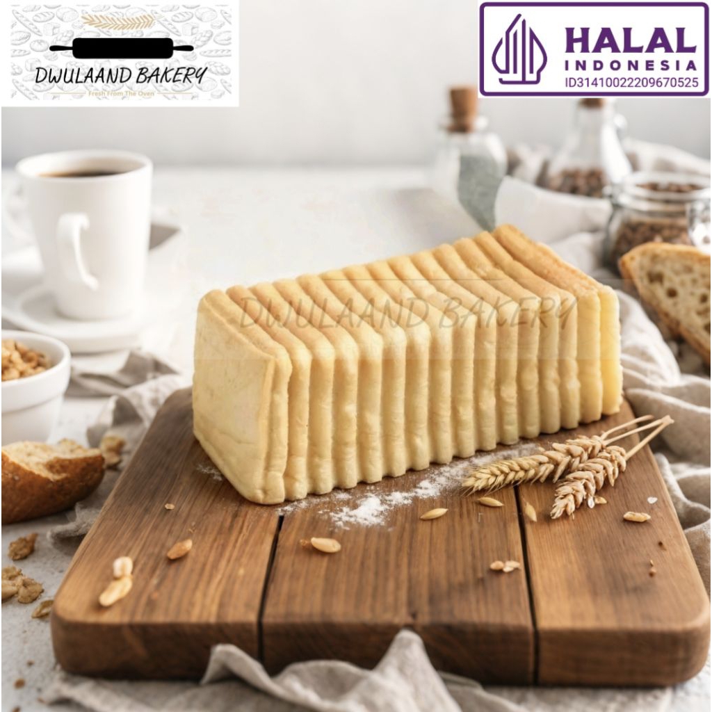 Roti Tawar Premium Original Bandung - Lembut,  Aroma Sedap