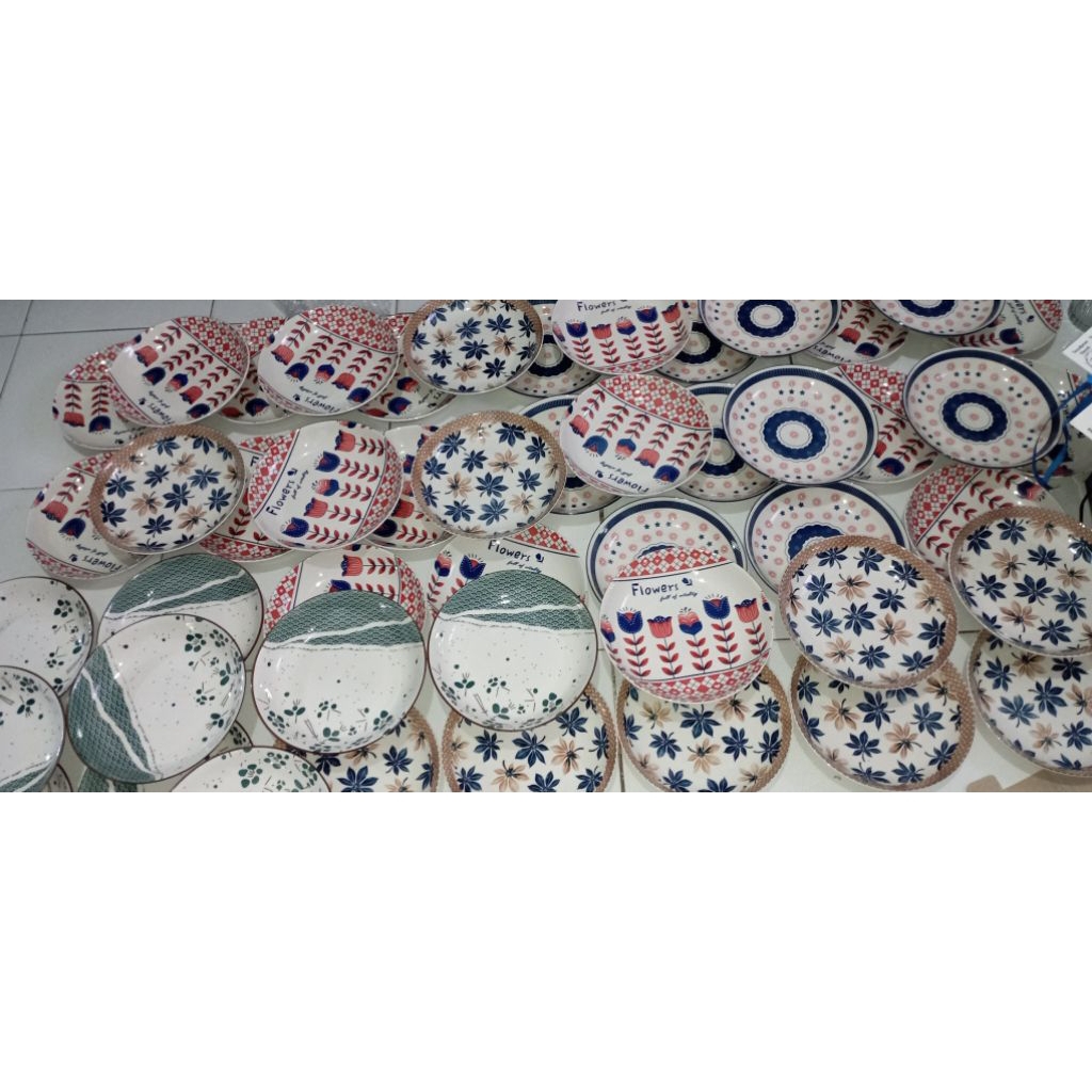 piring keramik grosir | piring keramik | souvenir piring keramik