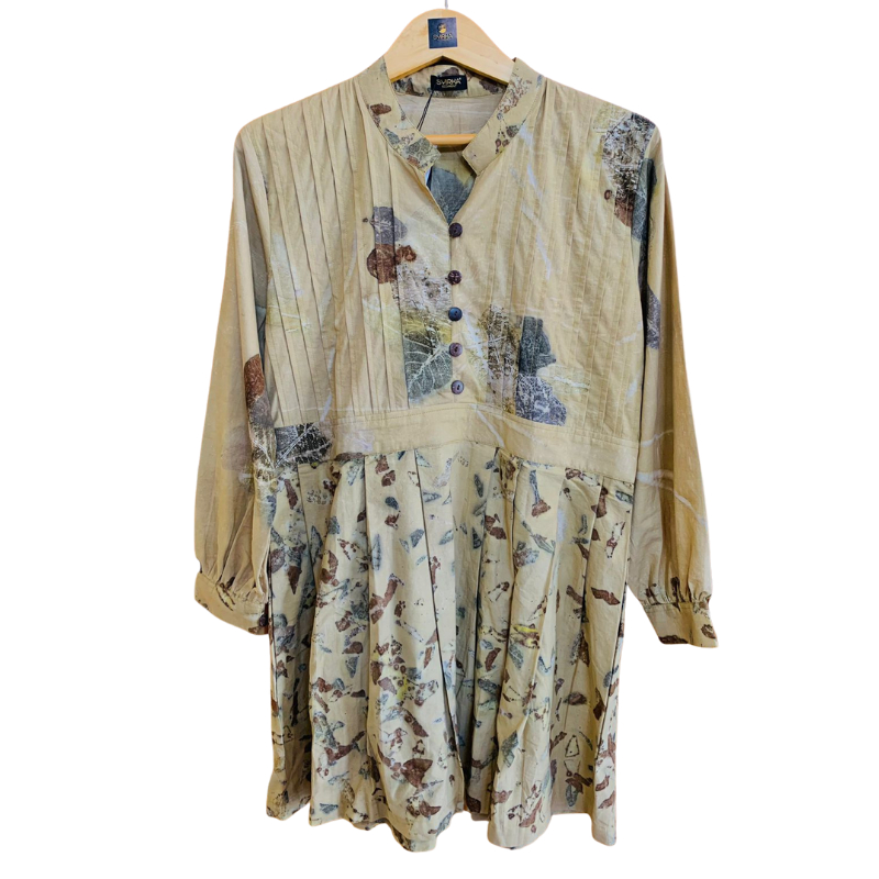 Aghnia blouse syirka ecoprint