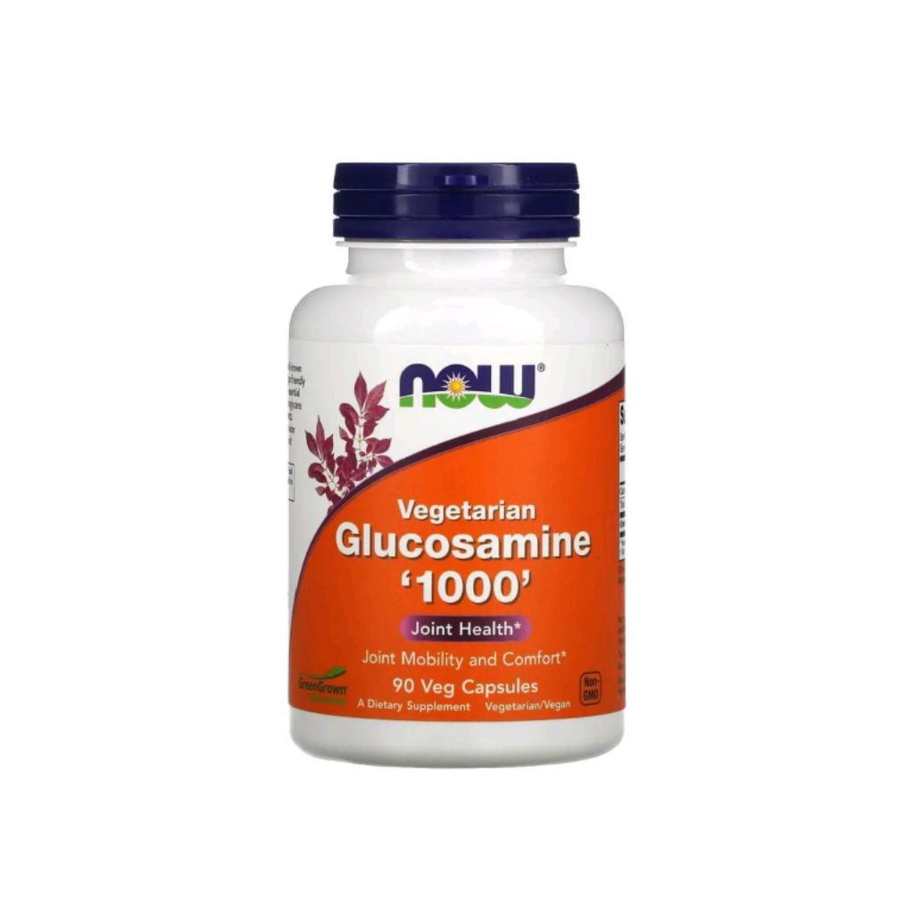 Now foods Vegetarian Glucosamine 1000 90 Veg Capsules (1000 mg per Capsule)