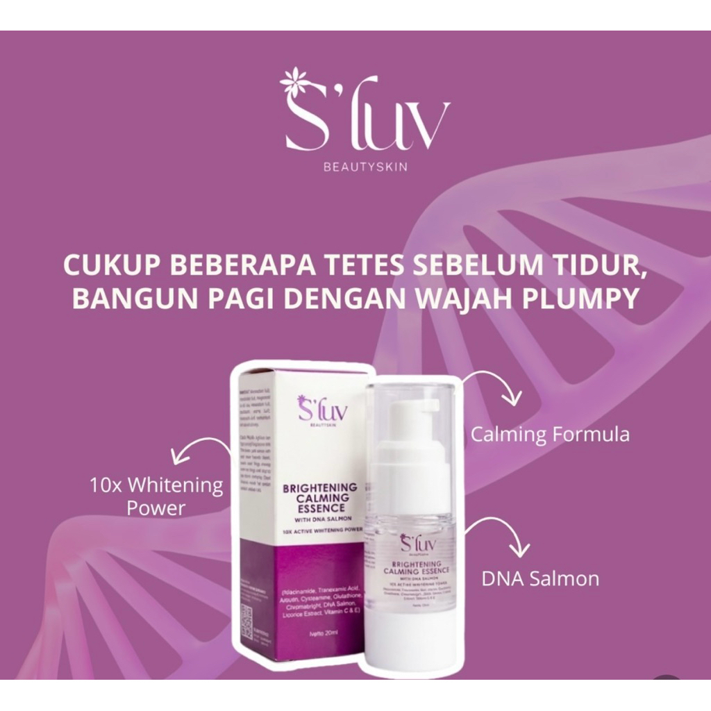 S’luv Brightening Calming Essence With DNA SALMON