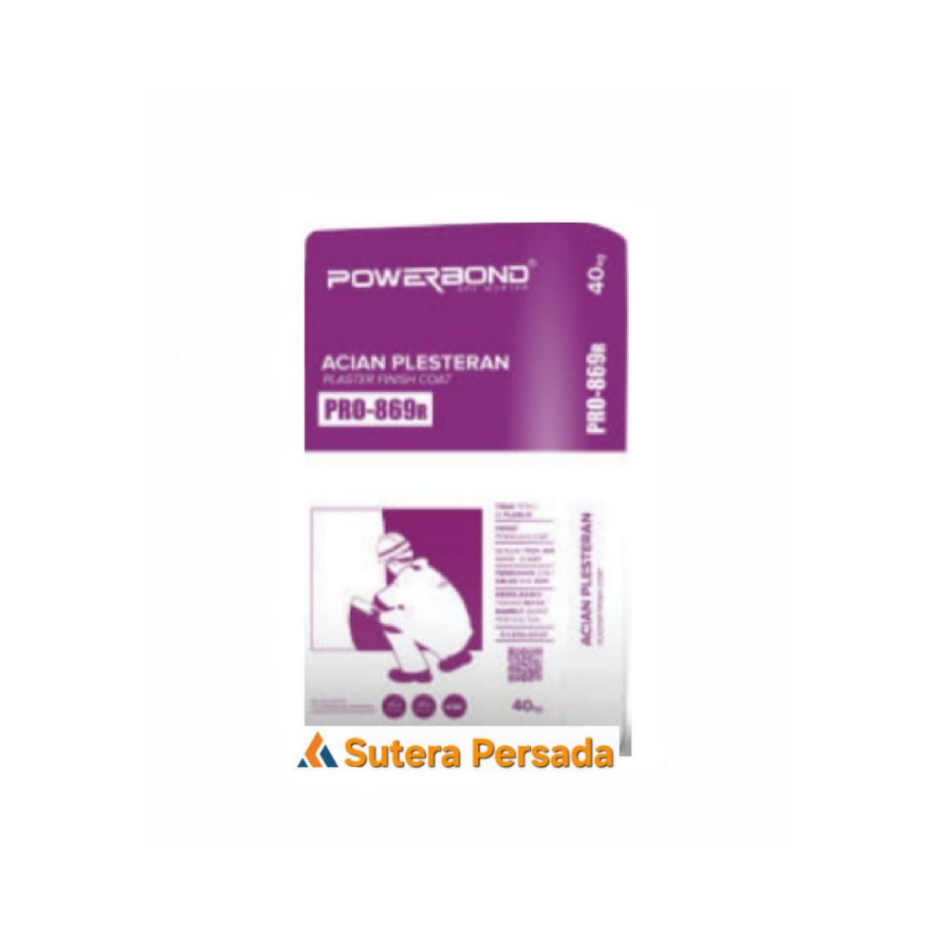 Powerbond Pro 869R Acian Dinding Plesteran 40kg