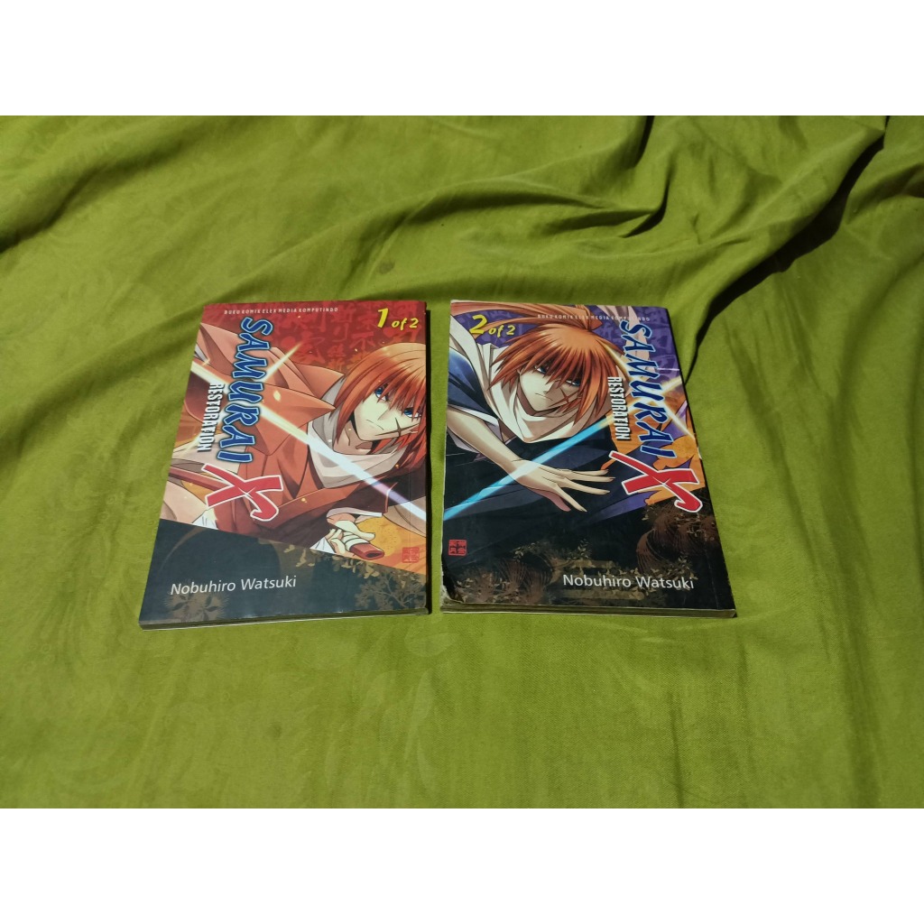 Set komik samurai x restoration karya Nobuhiro watsuki