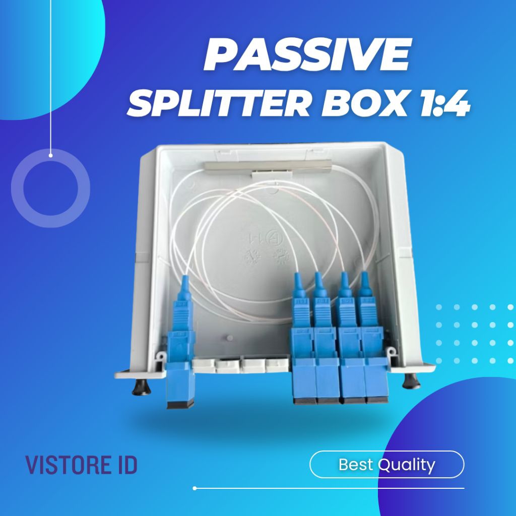 Passive Splitter 1:4 Box 1*4 SC UPC FO FTTH | PASIP Spliter ODP ODC