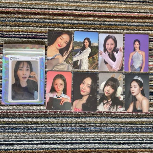 (BACA DESK) Photocard Official Girls’ Generation SNSD Yoona Yuri Hyeoyeon Tiffany Red Velvet Irene S
