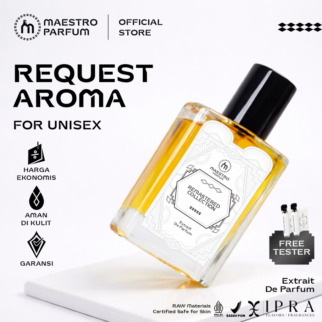 Parfum Pria Parfum Wanita isi (Essense Request) Bebas pilih Aroma Botol Press [Maestro Parfum]