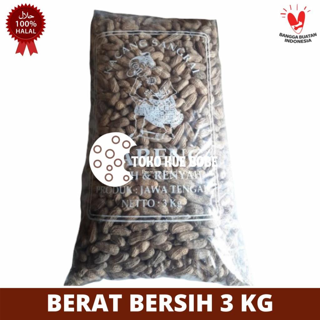 KACANG KULIT SANGRAI 1 BAL BERAT BERSIH 3 KG