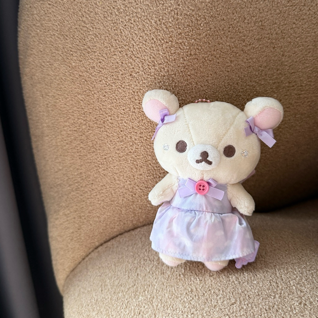 Sanrio Korilakkuma dress Keychain / Rilakkuma gantungan kunci