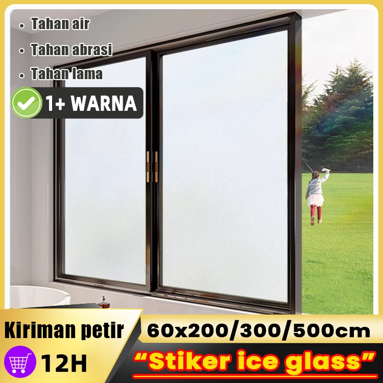 [Kelas A.] sandblast sticker kaca wallpaper kaca lemari sticker kaca sunblast