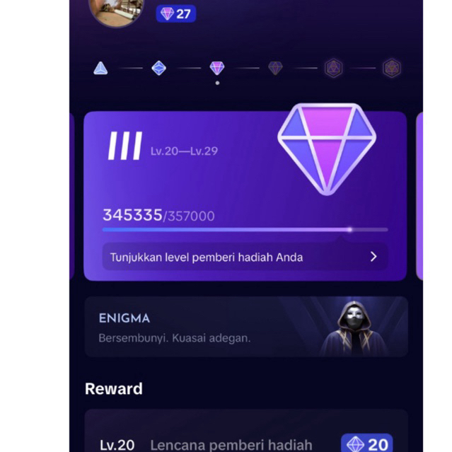 Tiktok Level 27 Indo