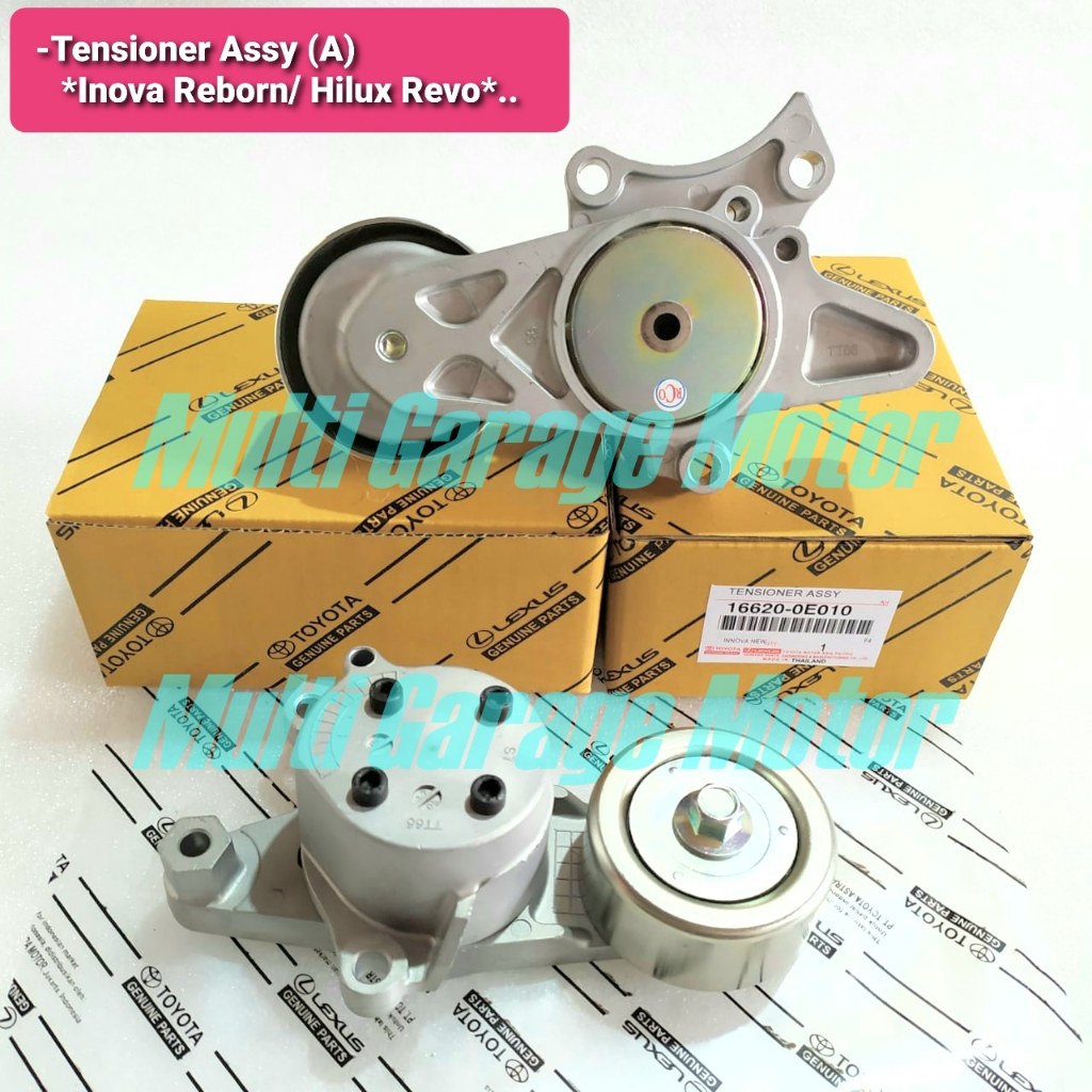 Tensioner Fanbel Setelan Pully Van Belt TOYOTA INNOVA REBORN HILUX 2GD FORTUNER VRZ 16620-0E010 Orig
