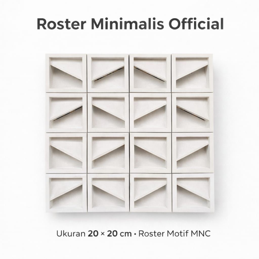 roster minimalis/roster beton minimalis/roster 2sisi