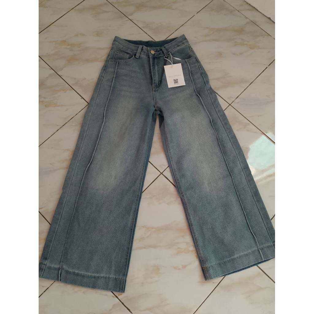 jeans kulot wanita || Korean style