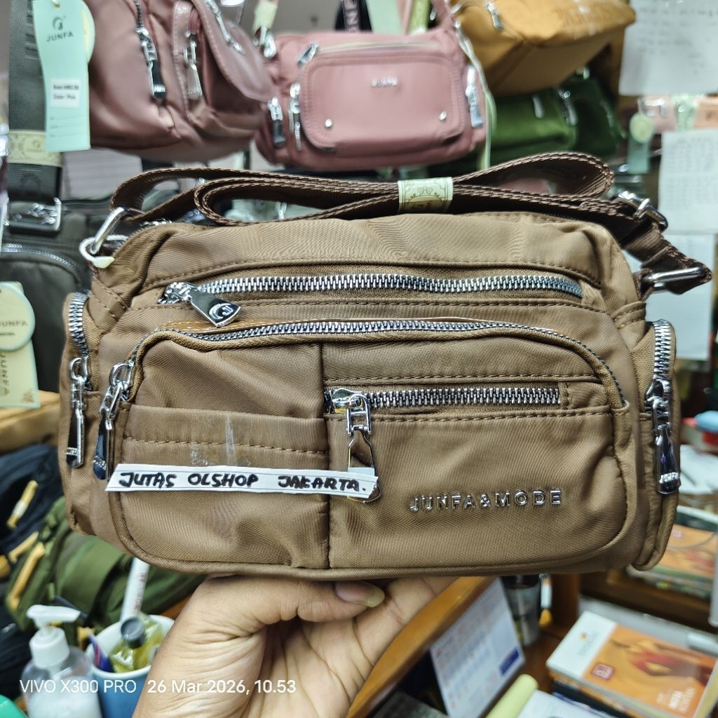 TAS JUNFA ORIGINAL 9955-362/369 BAHAN PARASUT 7 SELETING ORIGINAL BEST SELLER