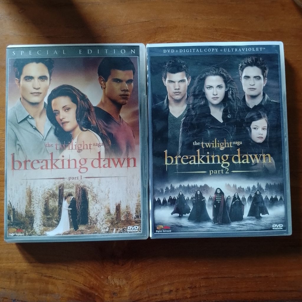 DVD Import Breaking Dawn Part 1 & 2 (The Twilight Saga)