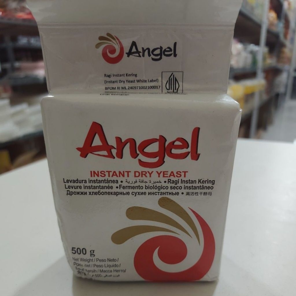 Ragi Instan Angel 500g - Fermentasi Cepat, Ekonomis, Tekstur Roti Lebih Baik