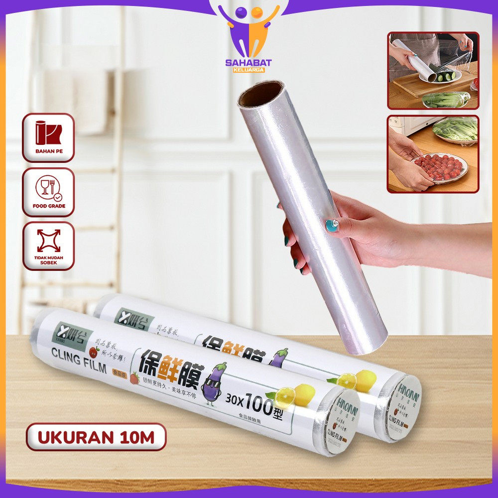 Plastik Wrapping Roll 30CM x 10METER Buah dan Sayur Transparan Multifungsi Food Grade / Bungkus Plas