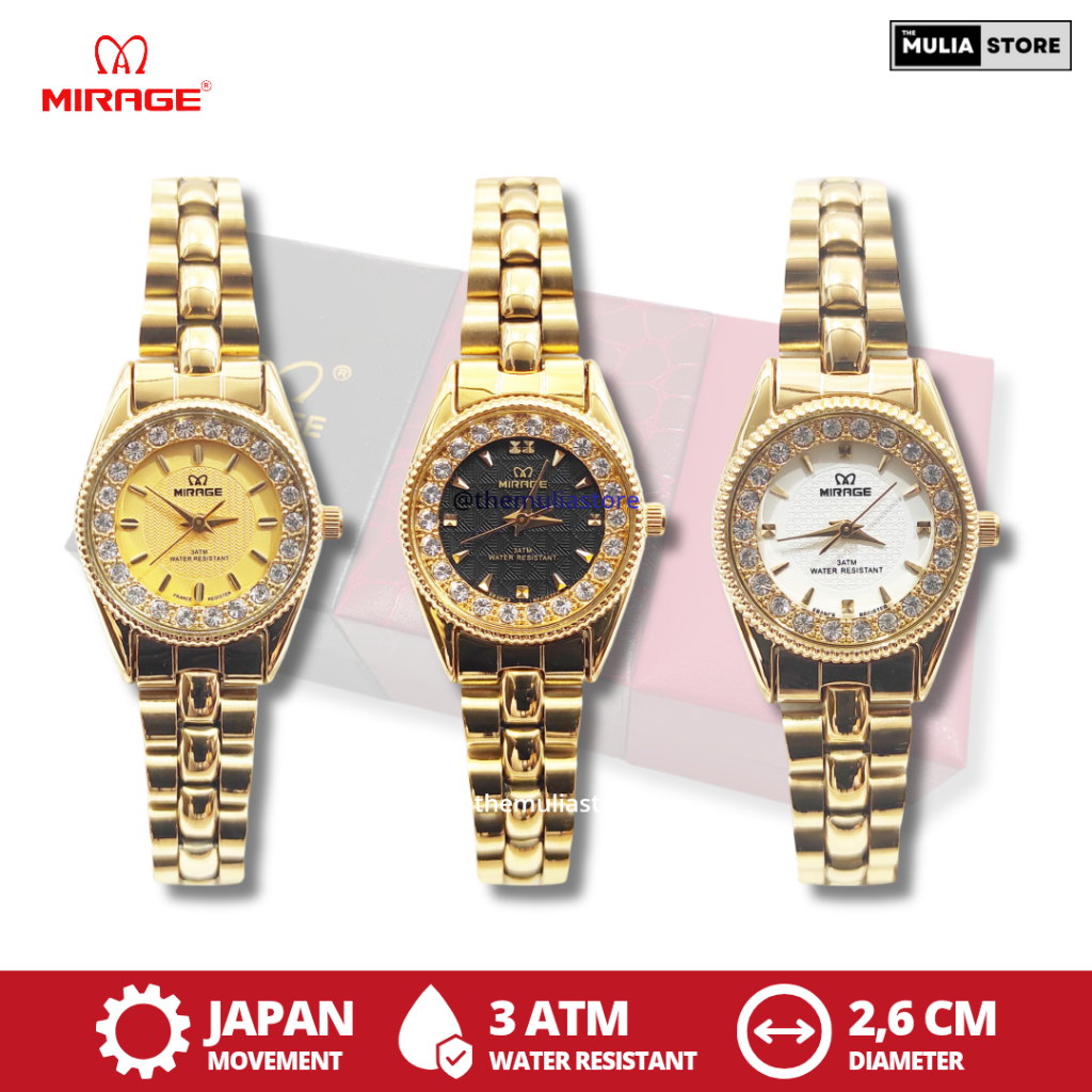 MIRAGE Jam Tangan Wanita Mirage Original 1580 Analog